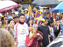 Dharamsala-tibetan freedon torch