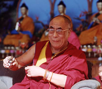 the Dalai Lama in San Jose Ca